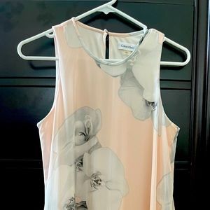 Calvin Klein dress, size 6, flower print.